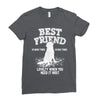 Best Friend Golden Ladies Fitted T-Shirt
