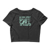 i ski like a girl Crop Top