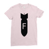 dropping f bomb Ladies Fitted T-Shirt