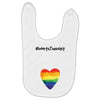 Worth The Wait Rainbow Baby Bibs