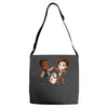 high five! Adjustable Strap Totes