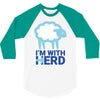i m with herd 3/4 Sleeve Shirt