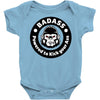 badass bad angry primate Baby Bodysuit