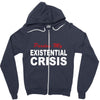 existential crisis Zipper Hoodie