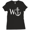 w anchor Ladies Fitted T-Shirt