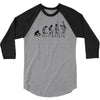 evolution of a guitarist 3/4 Sleeve Shirt