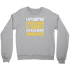black without apology Crewneck Sweatshirt