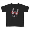 frenchie hipster Toddler T-shirt