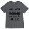 all men are created equal july V-Neck Tee