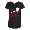 dart evolution stranger dustin tv show Maternity Scoop Neck T-shirt