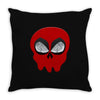 Deadpool Skull Throw Pillow