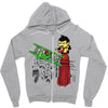 save the princess Zipper Hoodie