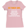 October Girl Hated By Many Ladies Fitted T-Shirt