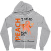 wear peach for  my [you can write any name] Zipper Hoodie