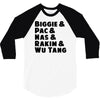 real hip hop heads 3/4 Sleeve Shirt
