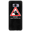 body under construction road sign Samsung Galaxy S8 Plus