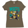 wats (2) Ladies Fitted T-Shirt