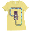 camera Ladies Fitted T-Shirt