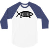 evolve t shirt small funny evolution science atheist darwin atheism fi 3/4 Sleeve Shirt