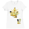 playing with monsters Ladies Fitted T-Shirt