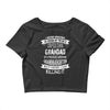 Super Cool Grandad Of A Freaking Awesome Granddaughter Crop Top