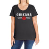 chicana Ladies Curvy T-Shirt