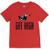 get high V-Neck Tee