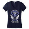 I Own It Forever The Title Police Officer Women's V-Neck T-Shirt