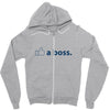 like a boss Zipper Hoodie