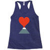 i lava you Racerback Tank