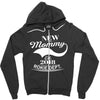 New Mommy 2018 Rokie Dept. Zipper Hoodie