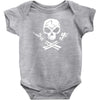 rock skull Baby Onesie