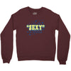 i put the sexy in dyslexia Crewneck Sweatshirt
