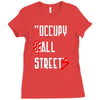 occupy all streets as seen on jay Ladies Fitted T-Shirt