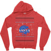 santa christmas Zipper Hoodie