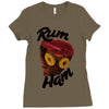 rum ham Ladies Fitted T-Shirt