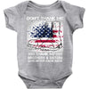 Veteran Don't Thank Me Thank My Brothers &amp; Sister Baby Bodysuit