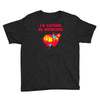 id rather be bowling Youth Tee