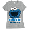 Cookie Monster Ladies Fitted T-Shirt