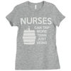 nurses can tap more than just veins Ladies Fitted T-Shirt