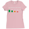 leave me alone introvert humor Ladies Fitted T-Shirt