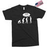 banksy funny human evolution indie Exclusive T-shirt