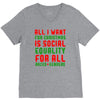 all i want for christmas V-Neck Tee