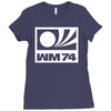 wm 74retro deutschland Ladies Fitted T-Shirt