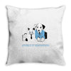 rex and whiskers attorneys Throw Pillow