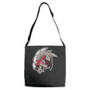 lycanroc (midnight) Adjustable Strap Totes