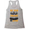 My Son Is Super Awesome His Stepdad Racerback Tank