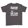 weekend forcast guitar with a chance of drinking Youth Tee
