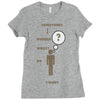 moment of thought Ladies Fitted T-Shirt