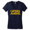 captain marvel 6 Women's V-Neck T-Shirt